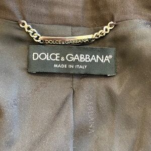 Dolce & Gabbana Vintage Brown Wool Blend Blazer – Made in Italy – EU 46